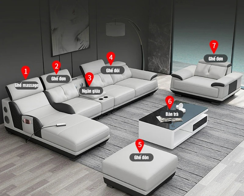 Bộ sofa đa năng sang trọng SVM37
