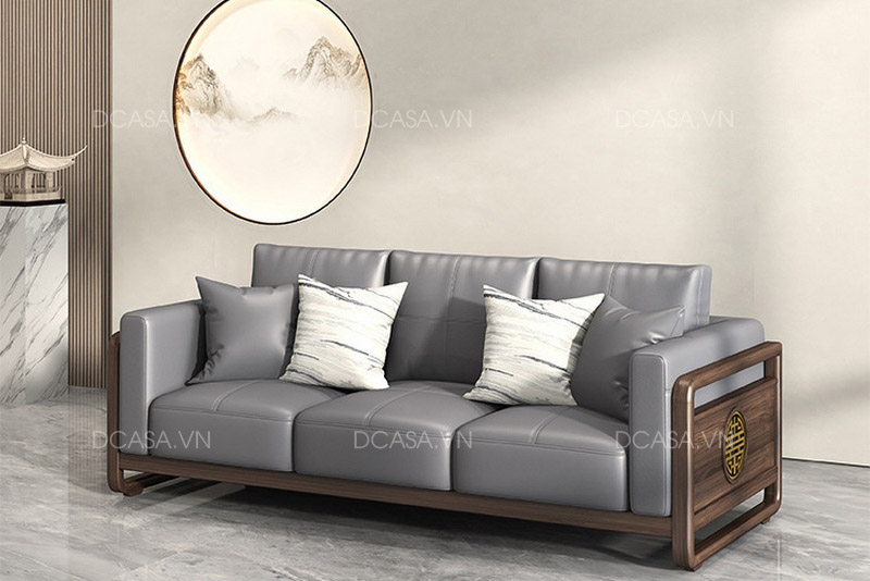 Mẫu Sofa gỗ đẳng cấp sang trọng SG018