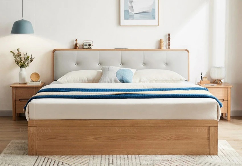 Giường ngủ gỗ hiện đại WB106