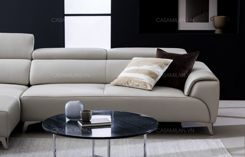 Ghế sofa da thật dễ dàng vệ sinh SD1106