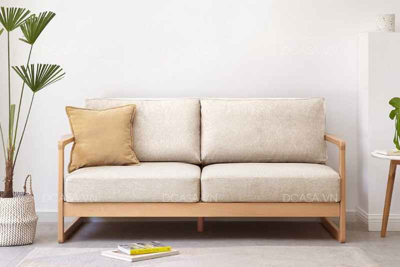 Ghế sofa gỗ bọc nỉ SG020