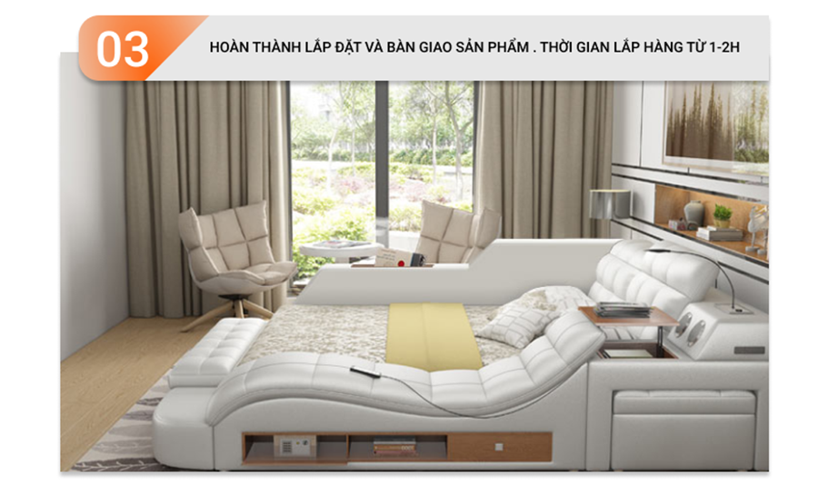 Vận chuyển - lắp đặt Luxcasa B3