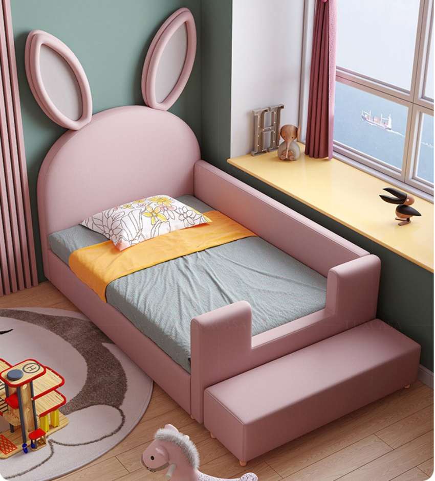 Giường ngủ hình thỏ cho bé tiết kiệm không gian