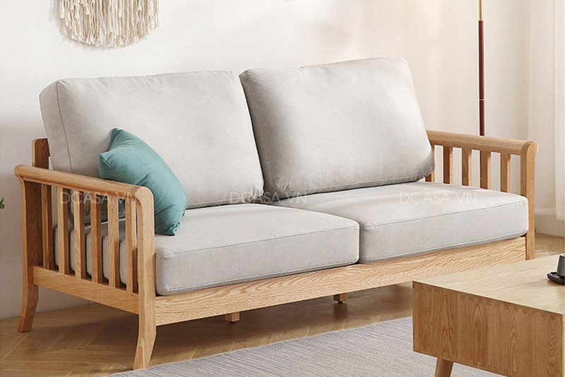 SG015 - Mẫu sofa gỗ đơn giản sang trọng
