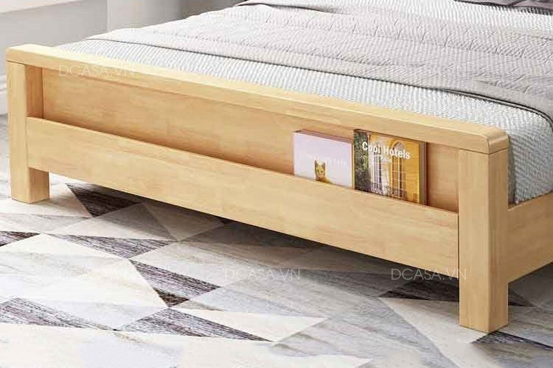 Chất liệu gỗ cao cấp tạo nên khung giường chắc chắn