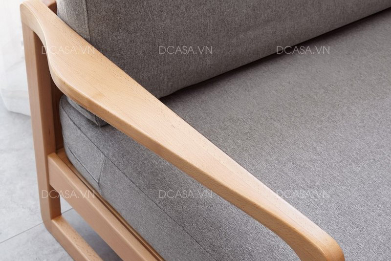 Ghế sofa gỗ bọc nỉ SG020