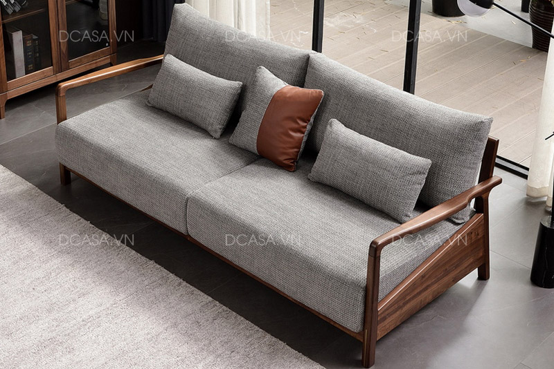 Ghế sofa văng gỗ phòng khách đẹp
