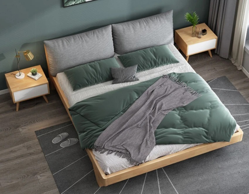 Giường ngủ gỗ hiện đại WB111 rộng rãi