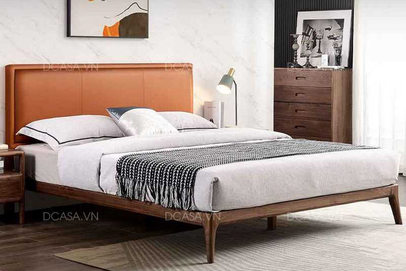 Thiết kế giường gỗ đơn giản