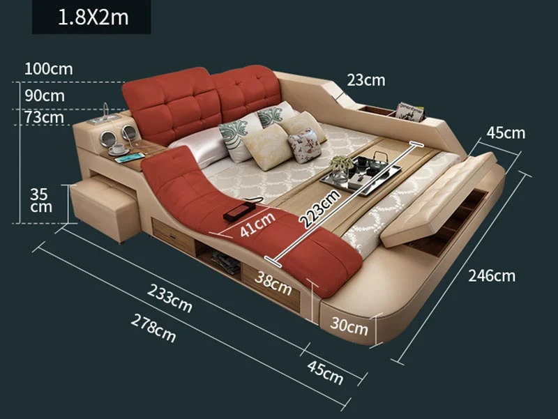 Giường có thể thay đổi kích thước để phù hợp với không gian