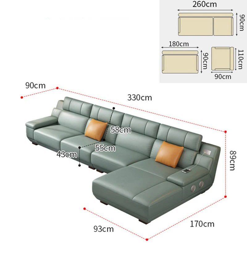 Kích thước sofa st3