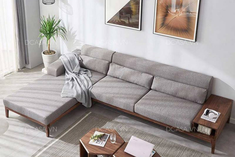 Kích thước tiêu chuẩn sofa gỗ SG006