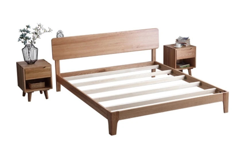 Giường ngủ gỗ sồi phong cách bắc âu WB112