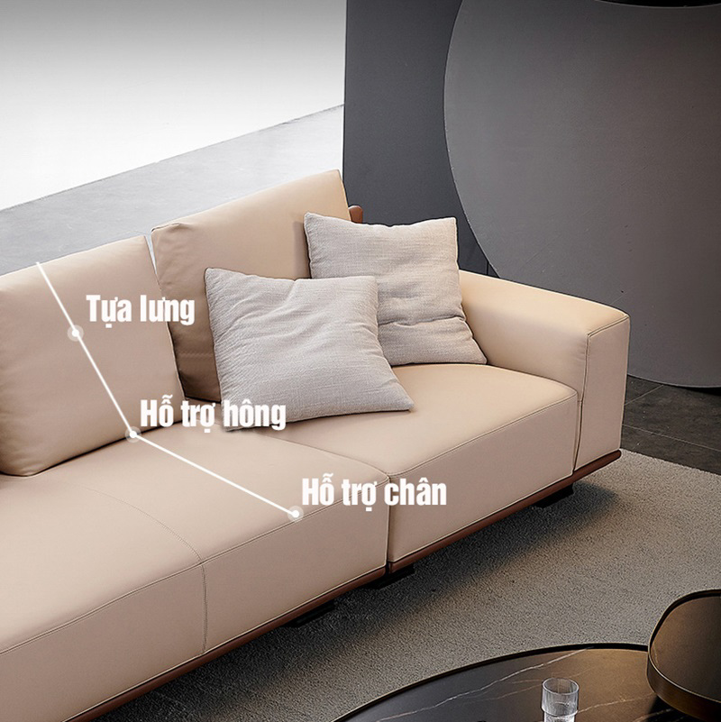 Sofa có góc nghiêng nâng đỡ cơ thể​ ST1