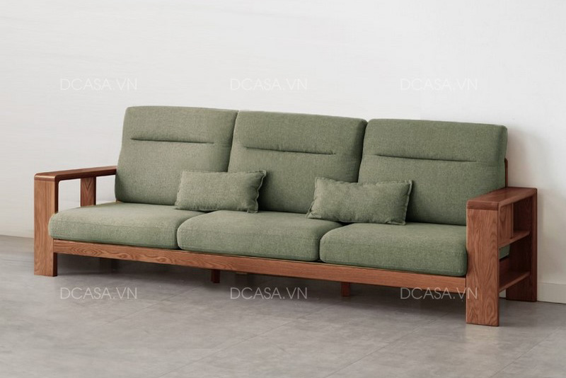 Mẫu sofa SG009 được làm hoàn toàn gỗ tự nhiên cao cấp