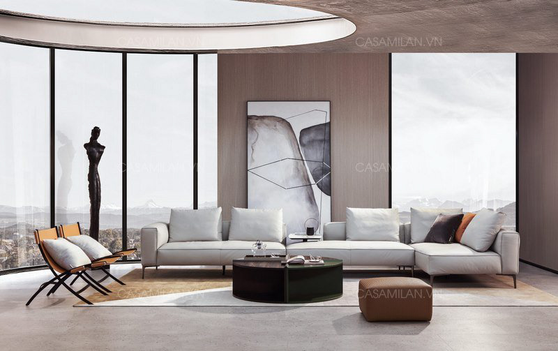 Sofa dễ dàng phối hợp với những đồ nội thất