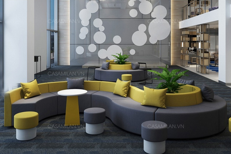 Sofa văn phòng cao cấp, thiết kế mới lạ - SVP1504