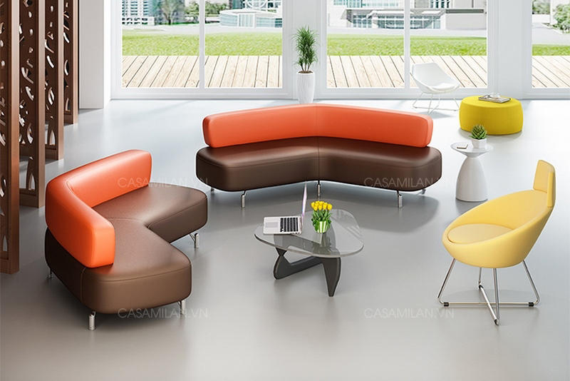 Sofa văn phòng cao cấp trẻ trung, sáng tạo- SVP1509