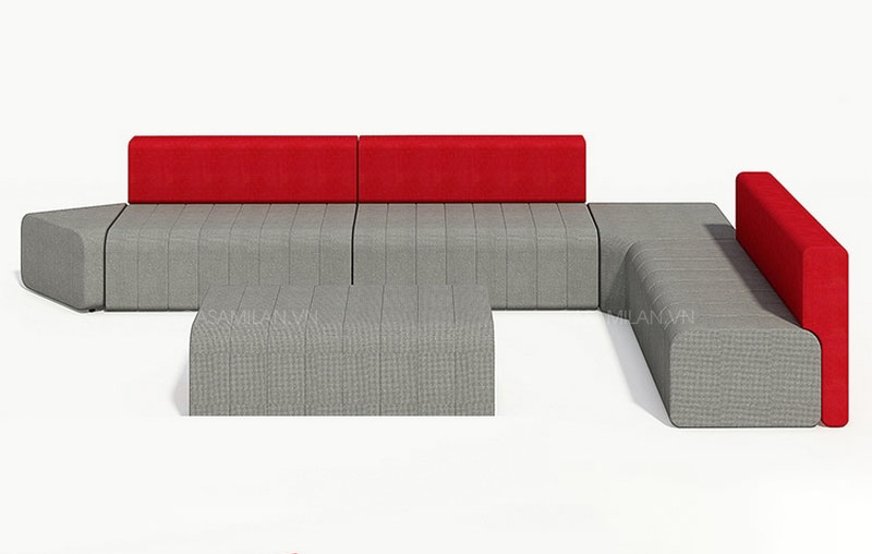 Sofa văn phòng bọc nỉ đạt tiêu chuẩn Châu Âu - SVP1505