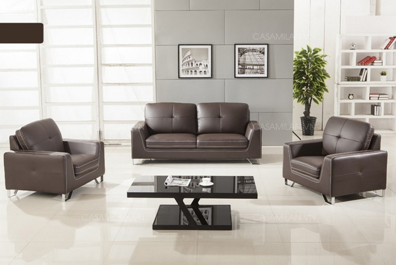 Sofa văn phòng thiết kế bầu bĩnh, bắt mắt, sang trọng - SVP1514