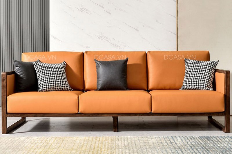 Sofa văng gỗ đơn giản cao cấp SG007