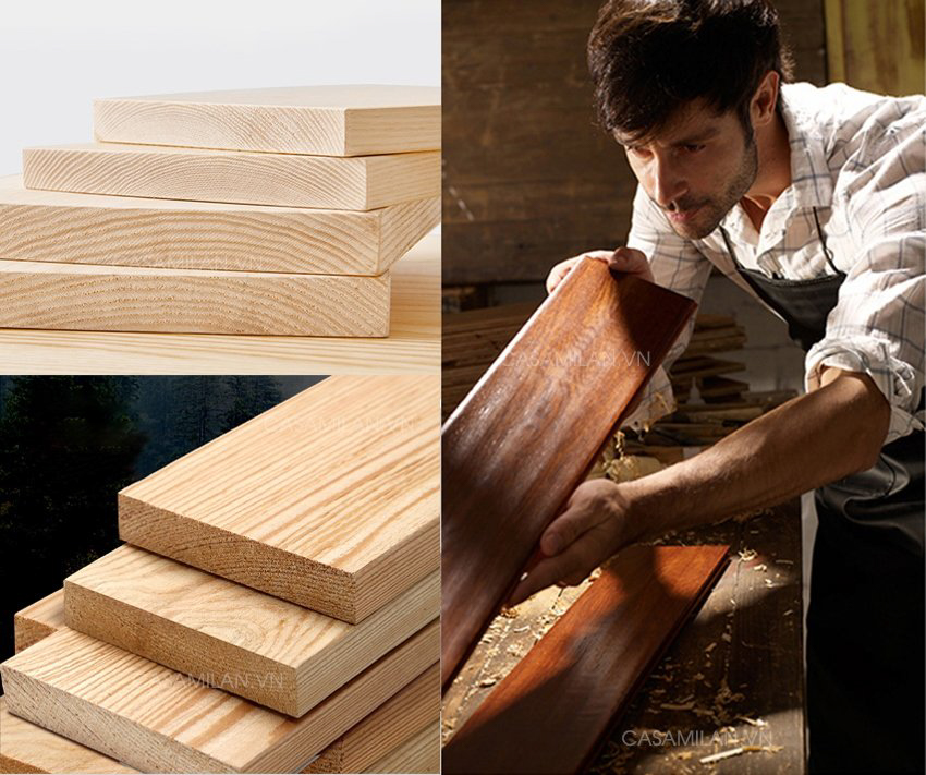 Chất liệu gỗ sofa 