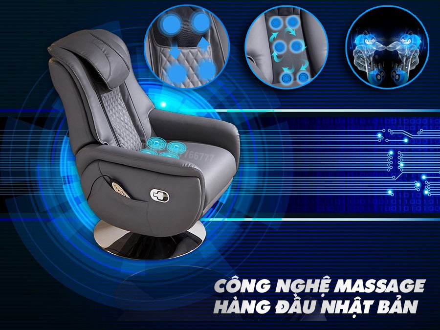 Công nghệ massage ghế thư giãn