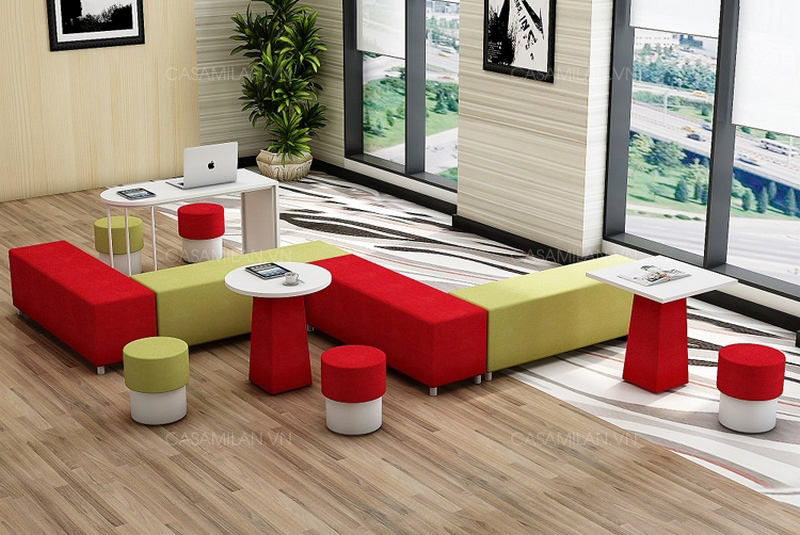 Ghế sofa văn phòng năng động, trẻ trung, sáng tạo - SVP1508