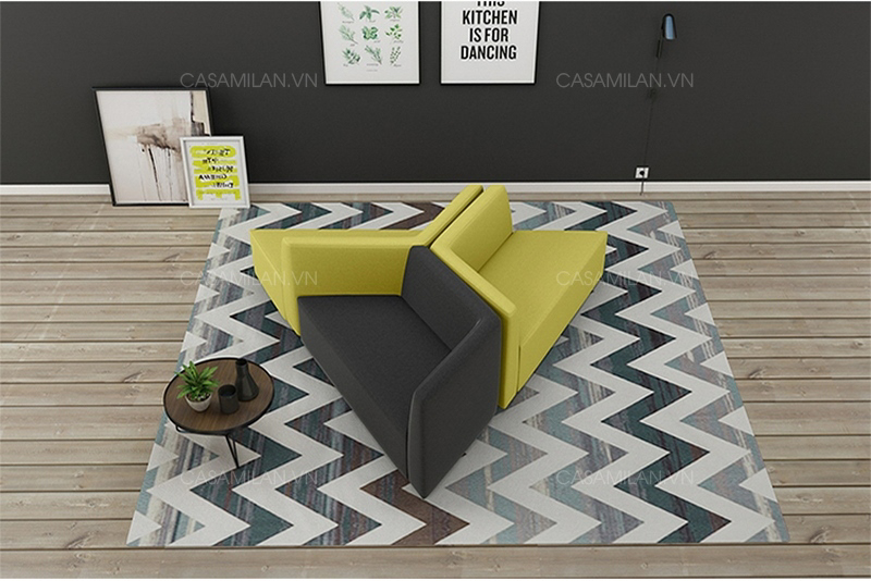 Ghế sofa văn phòng đẹp mắt, dễ phối hợp với không gian nội thất- SVP1522