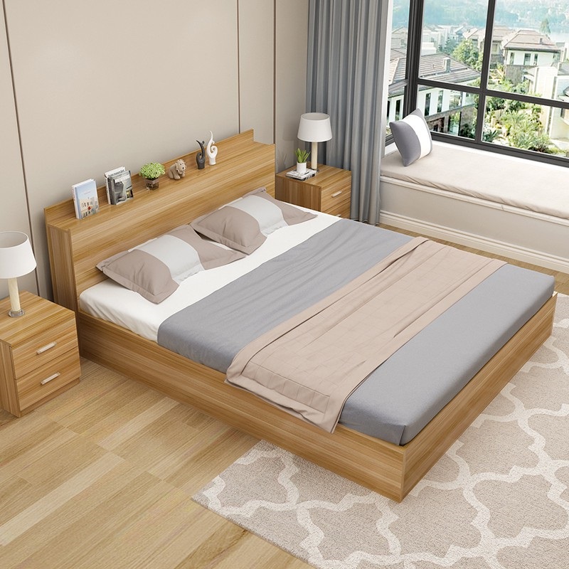 Giường ngủ gỗ công nghiệp có tính thẩm mỹ cao
