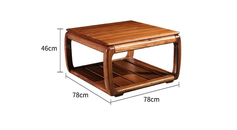 Kệ bàn trà thiết kế bo góc mềm mại, tối giản