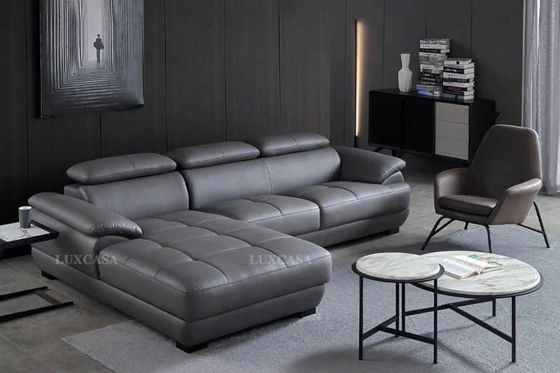 Phòng khách hiện đại nên chọn ghế sofa gỗ hay sofa da thật?