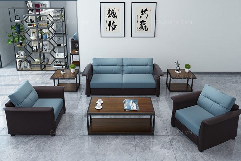 Sofa văn phòng thiết kế hơi hướng cổ điển, sang trọng - SVP1513