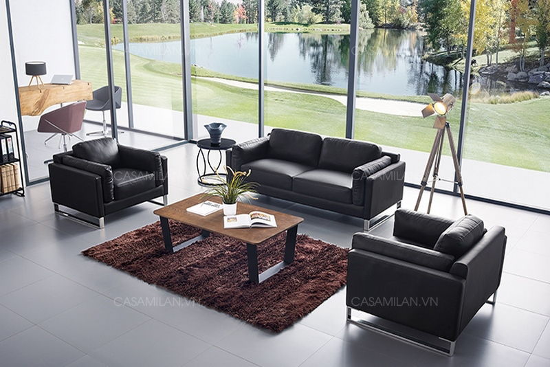 Sofa văn phòng cao cấp, thiết kế đơn giản, hiện đại - SVP1520