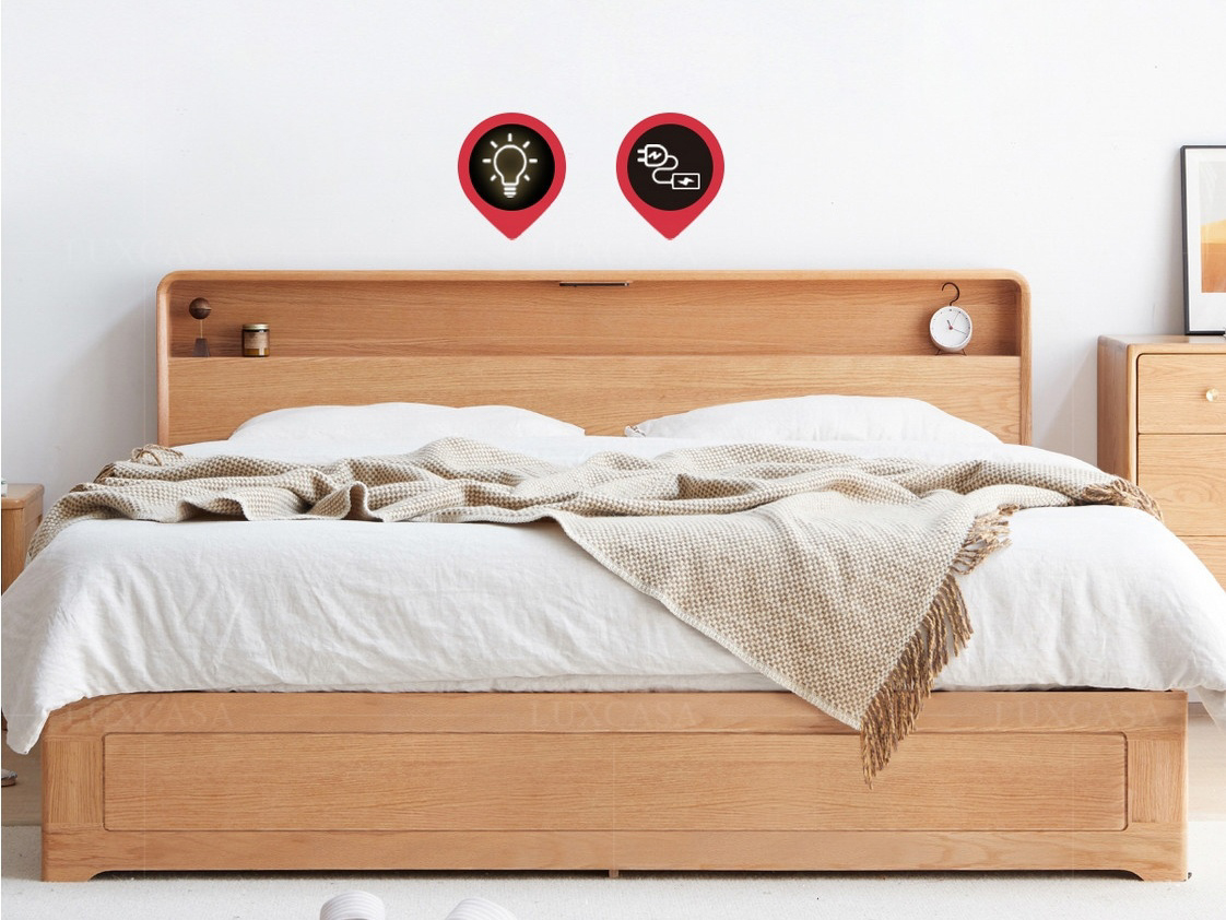 Giường ngủ gỗ hiện đại WB105