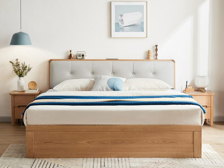 Giường ngủ gỗ hiện đại WB106
