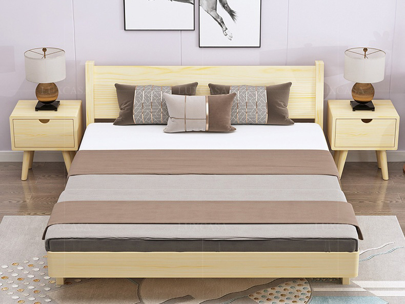 Giường ngủ gỗ hiện đại WB108