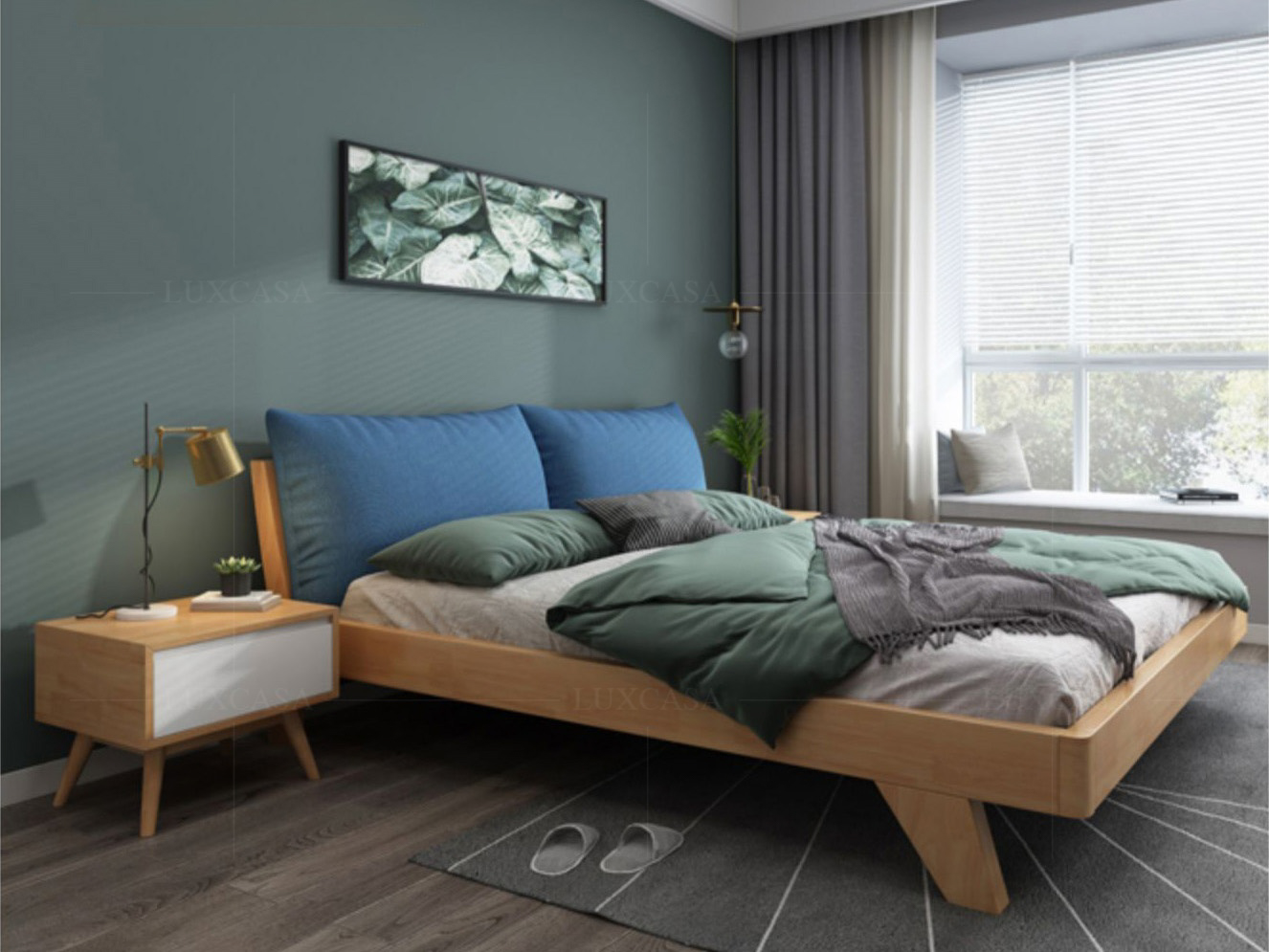 Giường ngủ gỗ hiện đại WB111