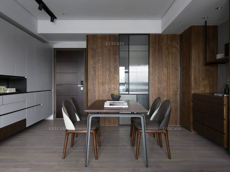 Thiết kế nội thất căn hộ gỗ tự nhiên 125m2 nhà chú Phong