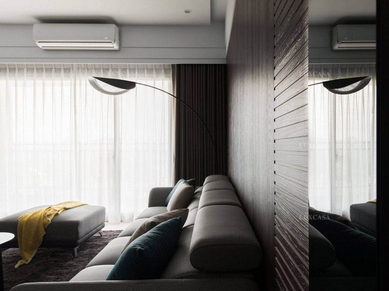 Thiết kế sắp xếp nội thất căn hộ hiện đại luxury nhà cô Phương