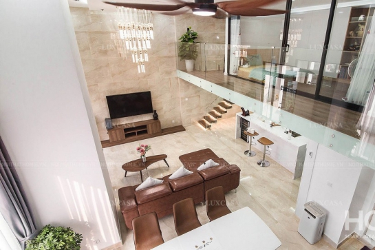 Thiết kế thi công căn hộ Duplex Royal City nhà chú Mạnh