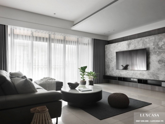 Thiết kế thi công căn hộ 125m2 nhà chị Khanh