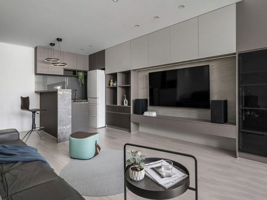 Hoàn thiện căn hộ hiện đại 2PN rộng 115m2 nhà chú Lân