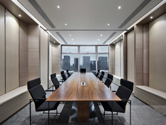 Thiết kế thi công phòng làm việc sang trọng