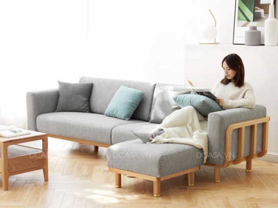 Ghế Sofa Gỗ Sồi Ash Cao Cấp SG026