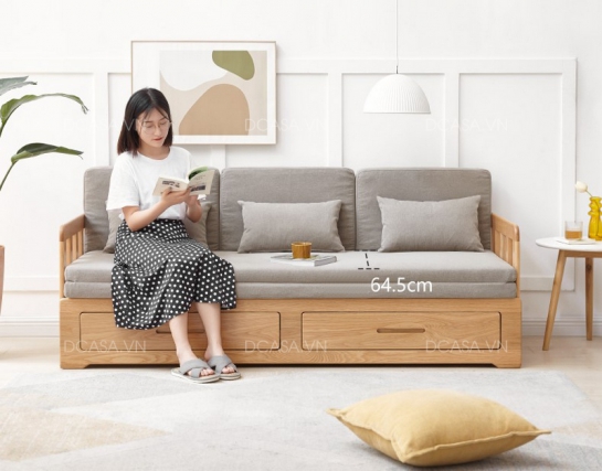 Sofa Gỗ Tự Nhiên Đa Năng SG032