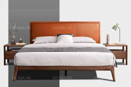 Giường Gỗ Tự Nhiên Đẹp GG004