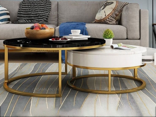 Bàn Trà Tròn PVD SP08