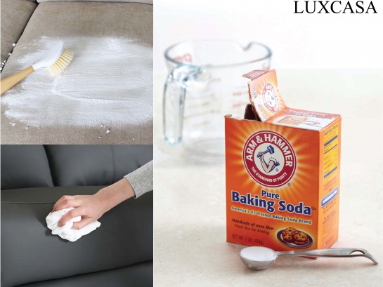 Cách làm sạch ghế sofa da bằng baking soda nhanh chóng và hiệu quả